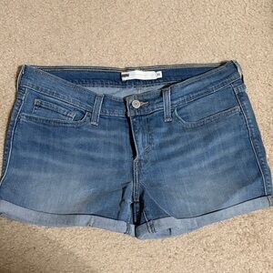 Levi’s Women's Denim Roll-Hem Shorts